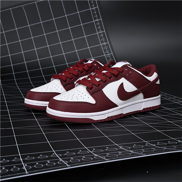 Men's Dunk Low Red/White Shoes 149